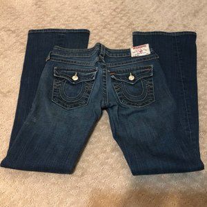 True Religion Joey flare jeans 28x34
